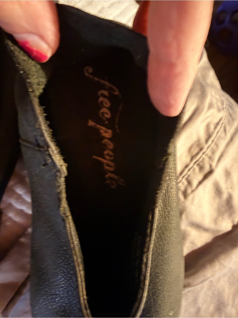 Free People Leather slides